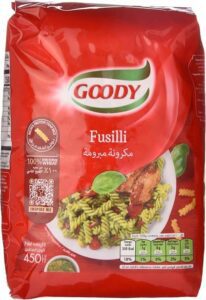 Goody -Pasta Fusilli(No.36)-450GM - افضل انواع المكرونة في السعودية