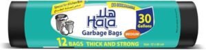 Hala Garbage Bags 30 Gallons 12 Bags