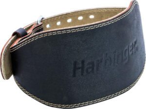 Harbinger Padded Leather Contoured Weightlifting Belt - أفضل حزام رفع الأثقال