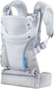 Infantino Stay Cool 4-in-1 Convertible Carrier with Storage Pocket for Toddlers Gray