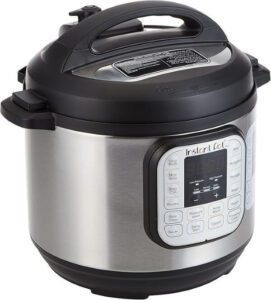 Instant Pot DUO6 1000W 7-in-1 Smart Multi Cooker 5.7L Electric Pressure Cooker ‎INP-112-0027-01 - افضل انواع قدر الضغط الكهربائي