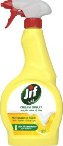 Jif Multi Purpose Cream Spray Cleaner 100% stain and grease removal 500ml - افضل منظفات المطبخ