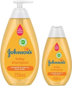 Johnson's Baby Shampoo 750ml + 200ml Free - افضل انواع الشامبو للاطفال