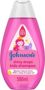 Johnson's Kids Shampoo Shiny Drops 500ml - افضل شامبو ينعم شعر الاطفال