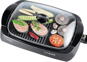 Kenwood Health Grill 1700W Glass Lid Variable Temperature Control HG230009