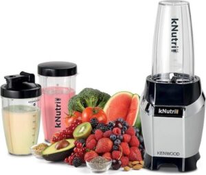 Kenwood KNutri Blender 600W 11 Pcs Set Ice Crush Function BSP70.600SI - أفضل عصارة فواكه كينوود