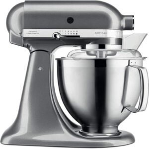 KitchenAid Artisan Premium Stand Mixer with multifunctional accessories and 10-speed settings 4.8L - افضل عجانة كهربائية