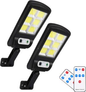 Led Solar Street Lights Outdoor 2 Pack 120 Led Remote Control - أفضل أنواع الكشافات المنزلية