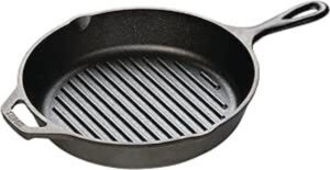 Lodge Logic Cast Iron Grill Pan 10.25-Inch