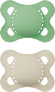 MAM Original Matte Baby Pacifier Shape Helps Promote Healthy Oral Development - افضل نوع لهايه لحديثي الولاده