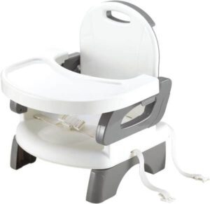 Mastela Deluxe Comfort Folding Toddler to Baby Booster Seat (Grey) - افضل كرسي اطفال