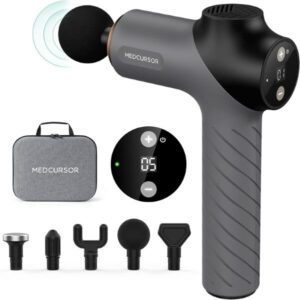 Medcursor Massage Gun Deep Tissue Handheld Muscle Massager Gun with LCD Touch Display