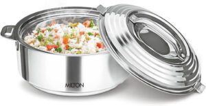 Milton Galaxia 1000 Insulated Stainless Steel Casserole 1200 ml - افضل حافظة طعام حرارية