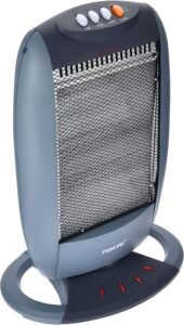 Nikai 1200W Electric Halogen Heater With Tip-Over Safety Switch Neh6250K - أفضل دفاية كهرباء