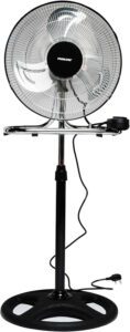 Nikai 3 In1 Electric Pedestal Oscilating Fan With Adjustable Height Nif1708A - أفضل أنواع المراوح العمودية