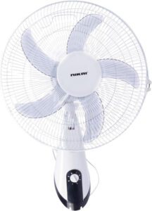 Nikai Wall Mount Fans White NWF1635T1 - افضل انواع مروحة حائط