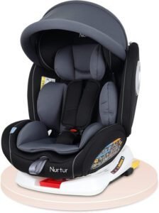Nurtur Care from the Heart Thor Baby-Kids 4-in-1 Car Seat-360° Rotation-ISOFIX - افضل كراسي الاطفال للسيارة
