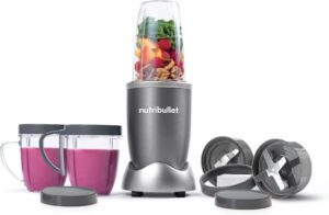 Nutribullet Multi-Function High Speed Blender NBR-1212M 600 Watts Grey - افضل خلاط عصير فواكه