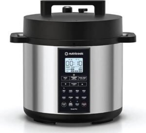 Nutricook Smart Pot 2 Prime 1000 Watts 8 Appliances in 1 Pressure Cooker 6L