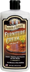 PARKER & BAILEY FURNITURE CREAM Multisurface Wood Cleaner And Polish Furniture Quick Shine 16oz - افضل ملمع للابواب الخشب