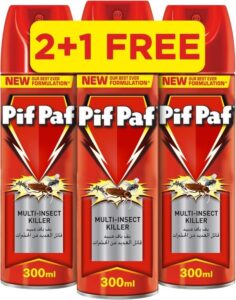 Pif Paf Multi Insect Killer 3X300 Ml Pack Of 3 - افضل مبيد حشرات