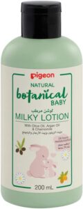 Pigeon Natural Botanical Baby Milky Lotion Night Moisturiser 200ml - افضل لوشن للجسم للاطفال