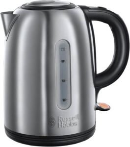 RUSsell Hobbs Snowdon Stainless Steel Electric Kettle 1.7L 3000W - أفضل غلاية ماء ستيل