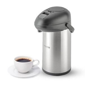 Royalford Coffee-Tea Vacuum Flask 4 liter RF8337 Stainless Steel - افضل ترامس شاي