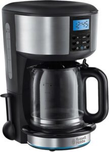 Russell Hobbs Liquid Filter Coffee Machine 20680 Silver - افضل ماكينة قهوة