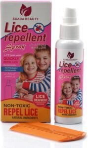 SAADA BEAUTY Lice & Chapel Hair Spray 120ml - أفضل شامبو للقمل للاطفال