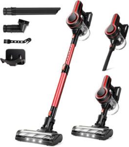 SINCHER Cordless Vacuum Cleaner 150W 4in1 Lightweight Stick