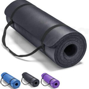 SKY-TOUCH Yoga Mat Non Slip Yoga Mat with Strap Included 10mm Thick Exercise Mat Ideal for HiiT