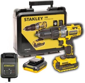 STANLEY Power Tool Cordless 18V LI-LON HAMMER DRILL STDC18LHBK-B5 - افضل مثقاب كهربائي