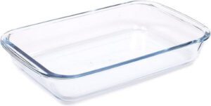 SURETEX Suretex Heat Resistant Glass Oven Trays Rectangle 1.6L - افضل صواني فرن