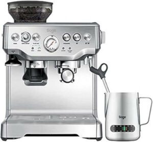 Sage Barista Express Espresso Machine 2Liters BES875UK - افضل ماكينة قهوة مع مطحنة