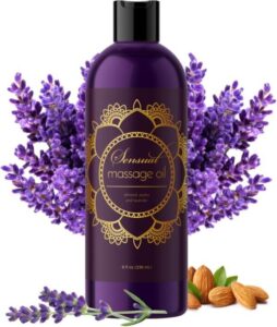 Sensual Massage Oil for Couples No Stain Lavender Massage Oil for Massage Therapy and Relaxing Massage Oil - افضل انواع الزيوت لعمل المساج