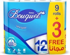 Set Of 12 Toilet Tissue By Sanita Bouquet, T508, White