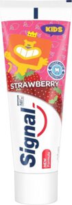 Signal Kids Toothpaste Strawberry prevents decay & cavity 75ml - افضل معجون اسنان اطفال