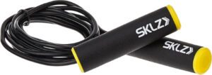 Sklz Jump Rope Skipping Rope With Padded Grips Black - افضل انواع حبل النط