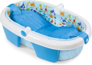 Summer Infant Foldaway Baby Bath Tub Blue