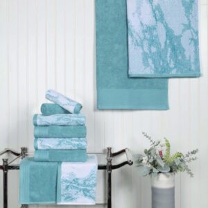 Superior Cotton Towel Set Absorbent Fast-Drying 10-Piece Towels - افضل مناشف للجسم