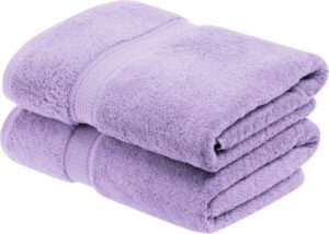 Superior Egyptian Cotton Pile Bath Towel Set of 2 Ultra Soft Luxury Towels