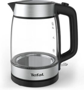 TEFAL Kettle 1.7L Glass Electric Kettle 1850-2200W KI700827 - احسن غلاية ماء