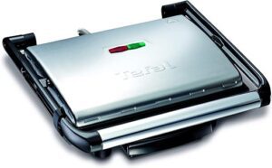 TEFAL Panini Grill Inicio Grill 2000W Stainless Steel-Plastic GC241D28 - افضل جهاز شوايه كهربائيه