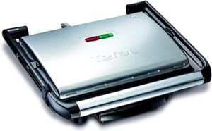 TEFAL Panini Grill Sandwich Maker 2000W Stainless Steel GC241D28 - افضل شواية سندوتشات