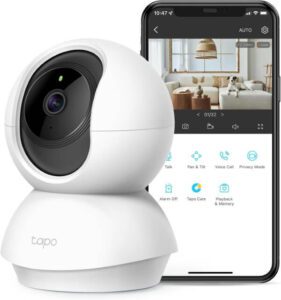 TP-Link Tapo 2K Pan-Tilt Security Camera for Baby Monitor Dog Camera w-Motion Detection Tapo C210 - افضل كاميرا مراقبة اطفال