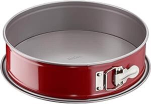 Tefal Delibake Springform Cake Tin 25cm Red Carbon Steel Bakeware J1641314