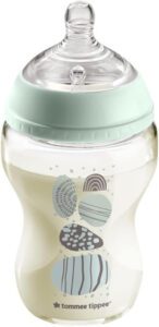 Tommee Tippee Closer To Nature Glass -250ML Boy - افضل رضاعة اطفال زجاج