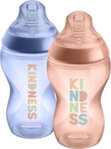 Tommee Tippee Closer to Nature Feeding Bottle 340ml x 2 Girl