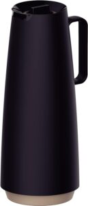 Tramontina Exata Black Plastic Thermal Flask with 1 Liter Glass Liner - افضل ترامس قهوة